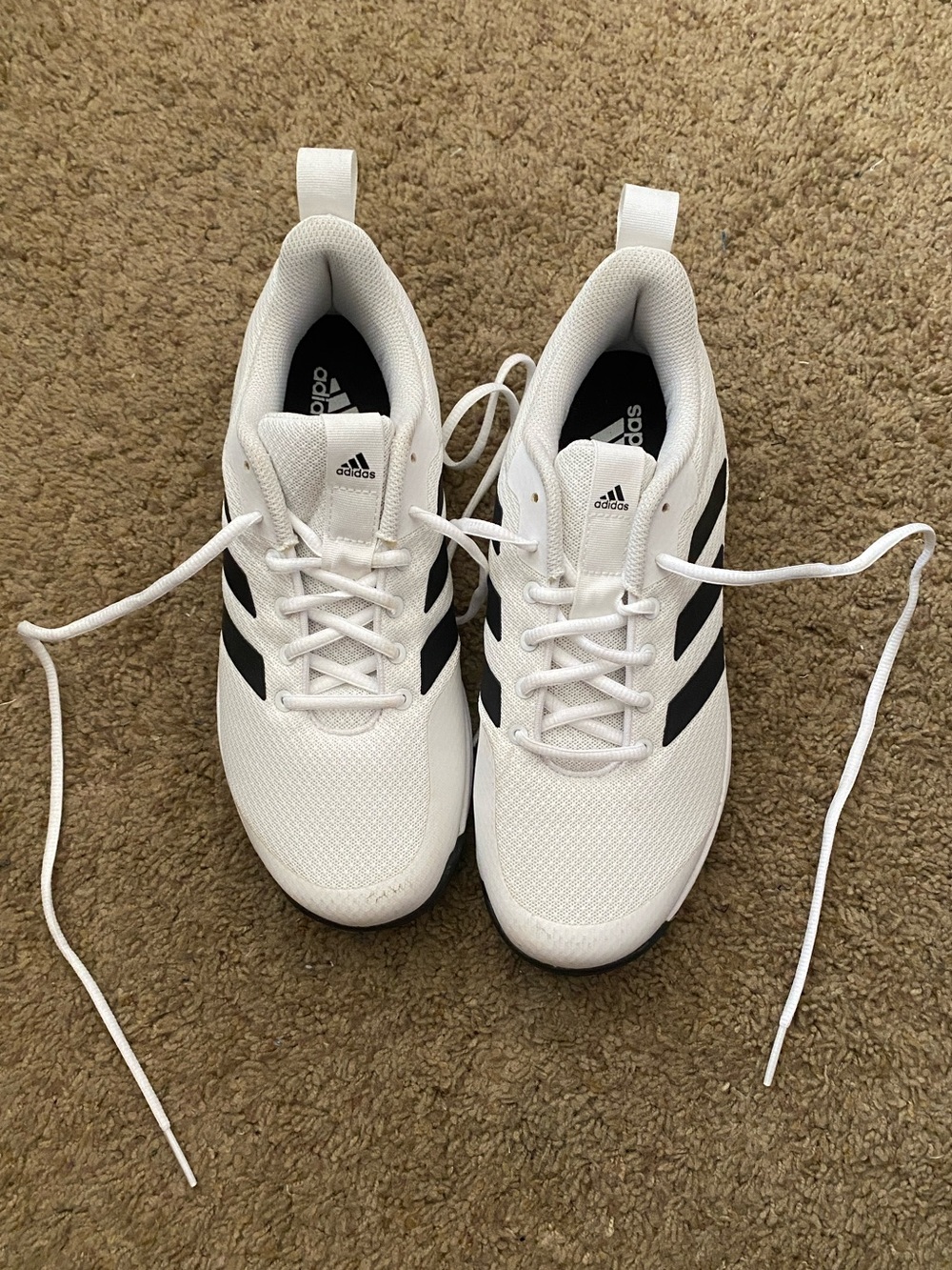 Adidas Men’s Size 8 White Sneakers